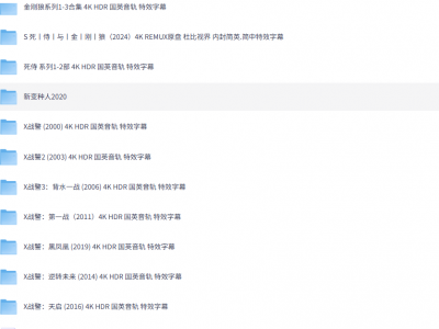 【变种人宇宙终极收藏】《X战警》全系列1-14部 | 横跨24年的英雄史诗，从X教授到死侍一次集齐！